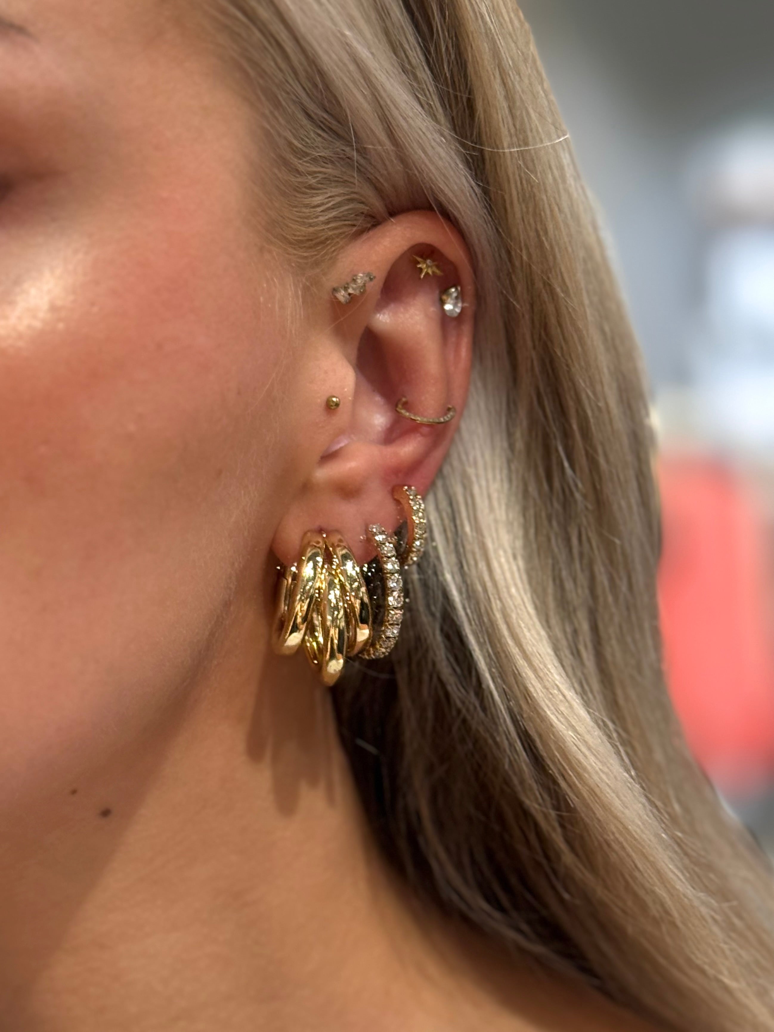 PCJANA Earrings - Gold Colour